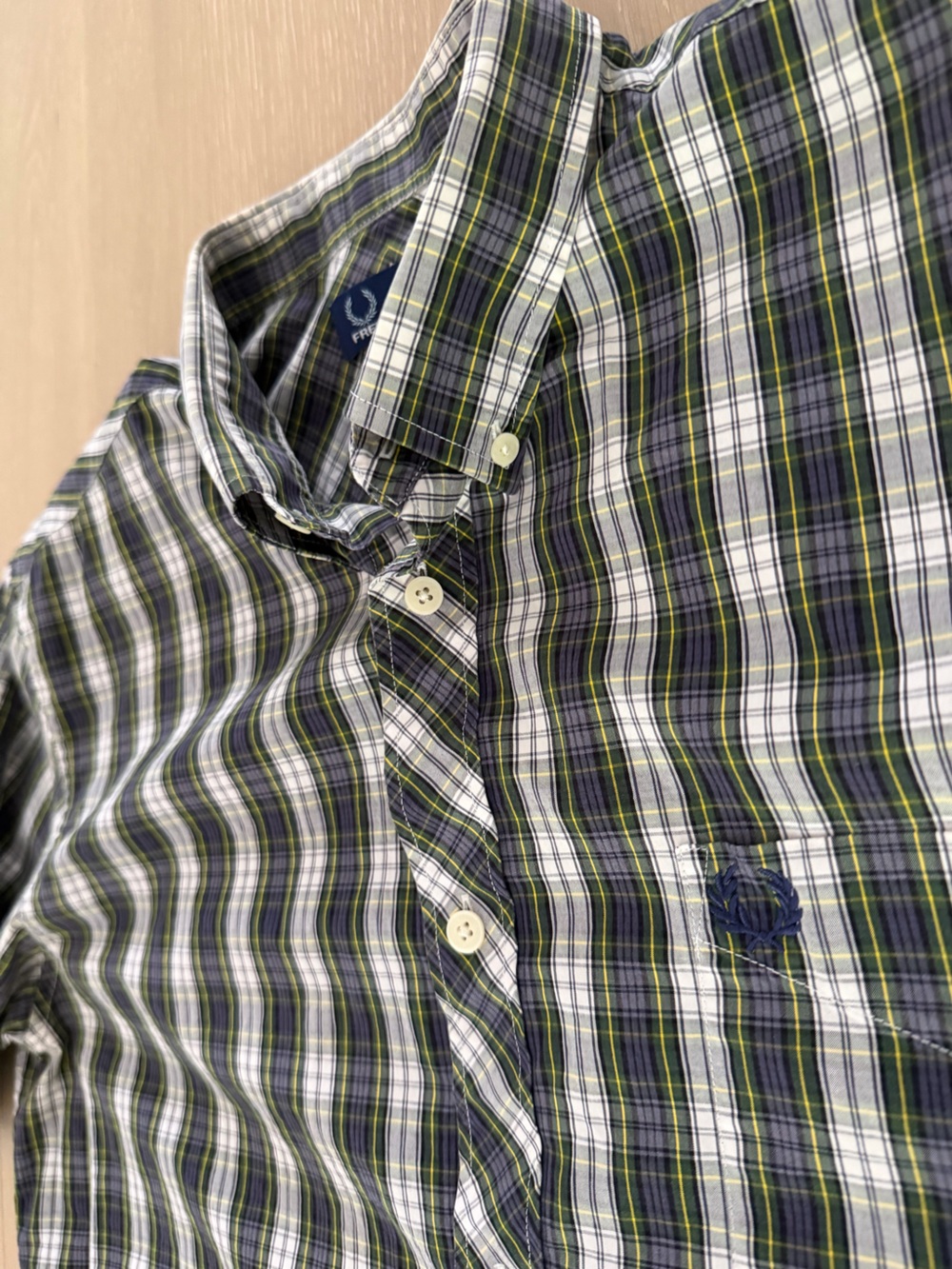 Fred Perry short sleeve mod shirt